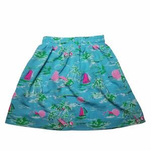 NWT All For Color Tropical Beach Theme Mini Skirt Size Small